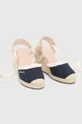 Blauer espadrillas Wells blu navy