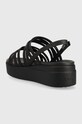 Παπούτσια Σανδάλια Crocs Brooklyn Strappy Low Wedge Brooklyn Strappy Low Wedge 206751.001 μαύρο