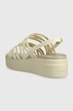 Încălțăminte Crocs sandale Brooklyn Strappy Low Wedge 206751.2Y2 bej