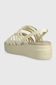 Obuwie Crocs sandały Brooklyn Strappy Low Wedge 206751.2Y2 beżowy