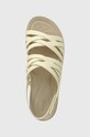 Сандали Crocs Brooklyn Strappy Low Wedge бежов 206751.2Y2