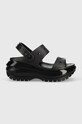 Pantofle Crocs Classic Mega Crush Sandal platforma černá 207989.001