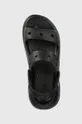 чёрный Шлепанцы Crocs Classic Mega Crush Sandal