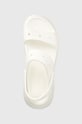 Crocs sliders Classic Mega Crush sandal white 207989.100