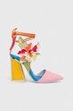 Kat Maconie czółenka skórzane Amanza słupek multicolor AMANZA.MULTIBRI