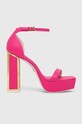 Kat Maconie sandale de piele Missy gros roz MISSY.FUSCHIA