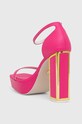 Încălțăminte Kat Maconie sandale de piele Missy MISSY.FUSCHIA roz