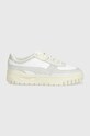Puma sneakers Cali Dream Thrifted finta pelle fiore bianco 389869