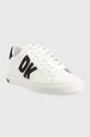 Δερμάτινα αθλητικά παπούτσια DKNY ABENI  ABENI λευκό