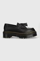 Шкіряні мокасини Dr. Martens Adrian Quad платформа чорний DM27989001
