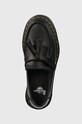 Шкіряні мокасини Dr. Martens Adrian Quad чорний DM27989001
