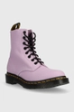 Кожаные полусапоги Dr. Martens 1460 Pascal фиолетовой