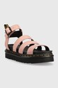 Dr. Martens leather sandals Blaire DM30706329 pink SS23