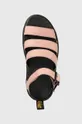 růžová Kožené sandály Dr. Martens Blaire