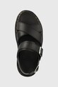 Dr. Martens sandale de piele Voss II Quad negru DM30717001