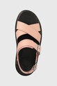 Dr. Martens sandały skórzane Voss II Quad różowy DM30717329