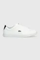 λευκό Δερμάτινα αθλητικά παπούτσια Lacoste CARNABY EVO Γυναικεία