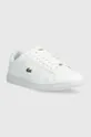 Δερμάτινα αθλητικά παπούτσια Lacoste CARNABY EVO λευκό