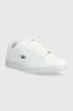 Lacoste sneakersy skórzane CARNABY EVO biały