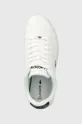 λευκό Δερμάτινα αθλητικά παπούτσια Lacoste CARNABY EVO