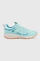 Παπούτσια Jack Wolfskin Vojo 3 Low απομίμηση λείου δέρματος τιρκουάζ 4051231