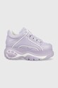 Buffalo sneakersy skórzane 1339-14 2.0 Planet friendly fioletowy 1533296.PUR