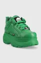 Кожаные кроссовки Buffalo 1339-14 2.0 зелёный