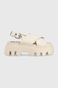 Buffalo sandali Flora Cross platform beige 1602125.CRM