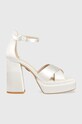 Buffalo sandale Bonny Cross gros alb 1291411.WHT