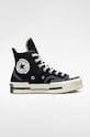 Converse teniși Chuck 70 Plus platformă negru A00916C