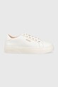 Joop! sneakers din piele Tinta New Daphne plată alb 4140007111.100