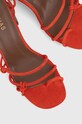 Alohas sandały zamszowe Goldie czerwony S00284.19