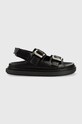 Alohas sandale de piele Harper platformă negru S00275.25