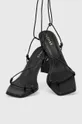 čierna Kožené sandále Alohas Bellini