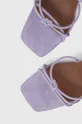 фиолетовой Замшевые сандалии Alohas Paloma