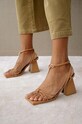 Alohas sandali in pelle Cactus S00042.10 marrone