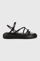 Кожаные сандалии Vagabond Shoemakers Blenda платформа чёрный 5519.801.20