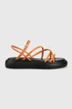 πορτοκαλί Δερμάτινα σανδάλια Vagabond Shoemakers Shoemakers Blenda Γυναικεία