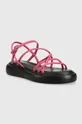 Δερμάτινα σανδάλια Vagabond Shoemakers Shoemakers Blenda ροζ