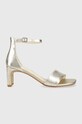 Kožne sandale Vagabond Shoemakers Luisa široka potpetica zlatna 5312.483.81