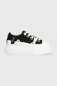 Кеди Inuikii Matilda Canvas Low 23 лицьова шкіра чорний 30102.024.Black