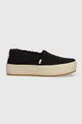 czarny Toms espadryle Valencia Damski