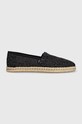 Toms espadryle Alpargata Rope tekstylny czarny 10019818