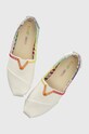 Toms espadrilles Alpargata textil fehér 10019520
