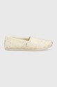 Toms espadryle Alpargata tekstylny beżowy 10019657