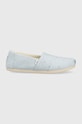 Espadrilky Toms Alpargata textilný modrá 10019660