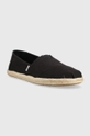 Espadrile Toms Alpargata Rope crna