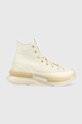 Πάνινα παπούτσια Converse Run Star Legacy CX πλατφόρμα μπεζ A03507C