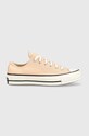 Πάνινα παπούτσια Converse Chuck 70 OX φλατ πορτοκαλί A03448C