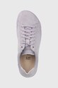 Birkenstock sneakers din piele intoarsă Bend Low violet 1024680